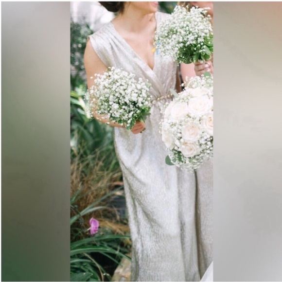 Alythea Gold Maxi Dress - Picture 1 of 8